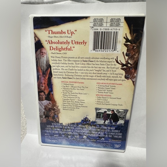 Santa Clause 2 DVD - The Perfect Addition to Your Christmas Movie Collection! - Picture 2 of 3